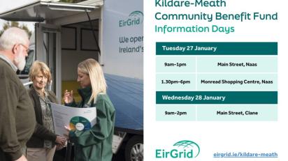 EirGrid in Kildare with Community Benefit Fund information days