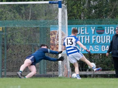 Fintan Quinn hat-trick helps Naas beat Sarsfields by staggering 19 points