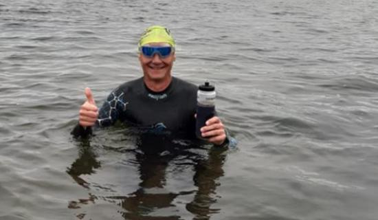 KILDARE ANIMALS IN NEED: Martin laps the Lough for KWWSPCA