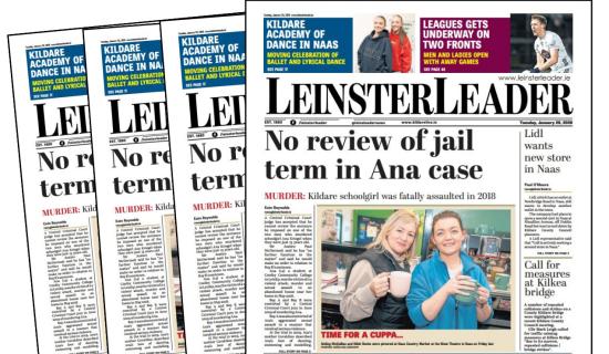 The latest LEINSTER LEADER is out across Kildare today! 