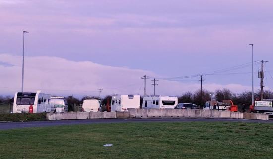 Illegal encampment near well-known business site in Kildare sparks outcry