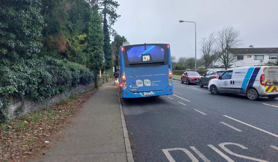 Patients leaving Kildare's main hospital have to stand in the rain