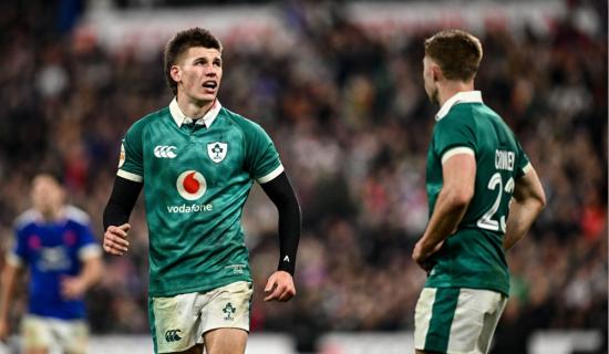 Sam Prendergast out of matchday squad with Beirne, Osborne and Loughman to start against England
