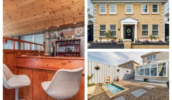 GALLERY: Luxurious Kildare home with own bar and water feature in backyard