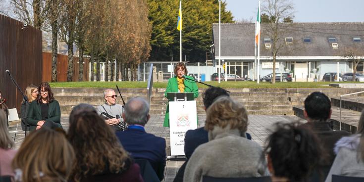 Poignant ceremony to remember Kildare people lost to Covid-19 held in Naas