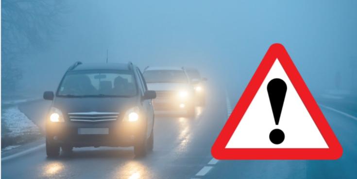 ALERT: Met Éireann issues warning to motorists as dense fog is forecast for 11 counties