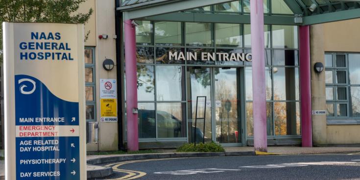 Seven people treated on trolleys today at Kildare's main hospital