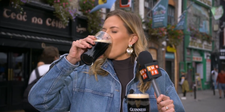 'You undershot': NFL reporter attempts to 'split the G' during Live broadcast from Dublin