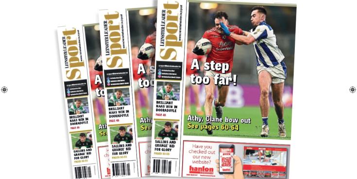 In this week's Leinster Leader Sport