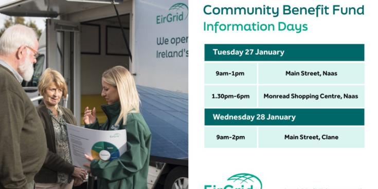 EirGrid in Kildare with Community Benefit Fund information days
