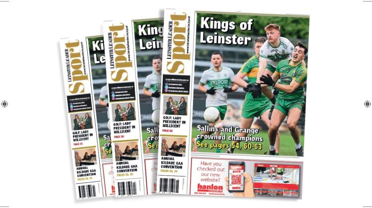 In this week's Leinster Leader Sport