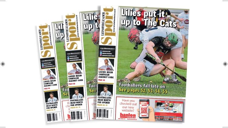 In this week's Leinster Leader Sport