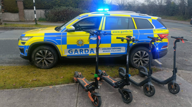 &lsquo;This is not a toy&rsquo;: Illegal e-scooters seized after Kildare garda&iacute; catch minors riding them