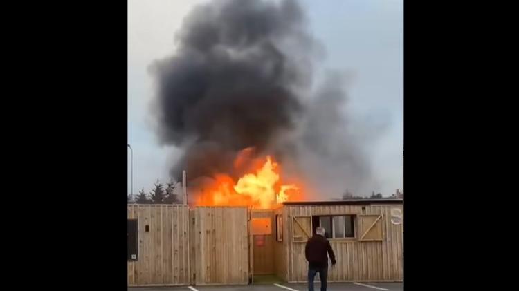 VIDEO: Kildare GAA club issues statement after major fire on property 