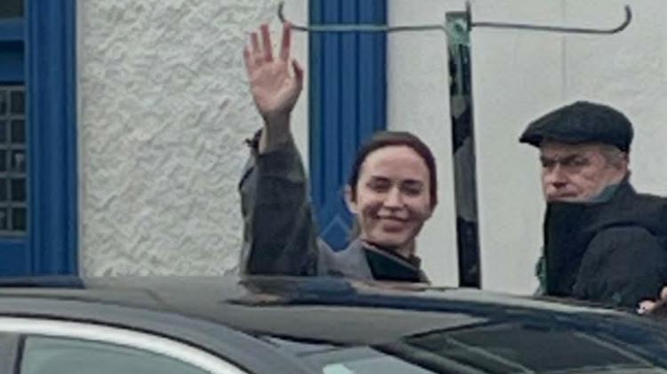 PICTURES: Emily Blunt visits Kildare for Netflix film shoot