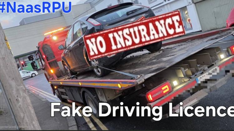 Kildare driver found in possession of fake driving licence