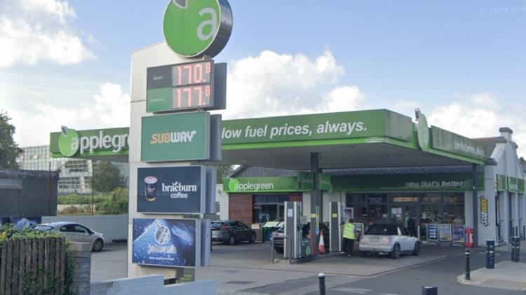 Applegreen service station on the Newbridge Road in Naas 