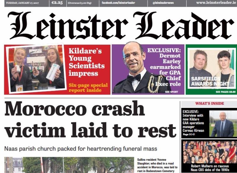 IN THIS WEEK'S LEINSTER LEADER...
