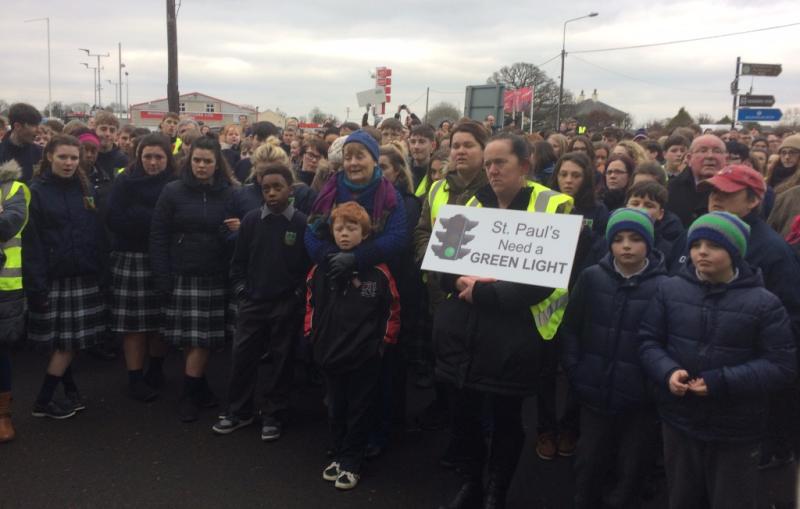 Awareness march from St Paul's Secondary school in Monasterevin