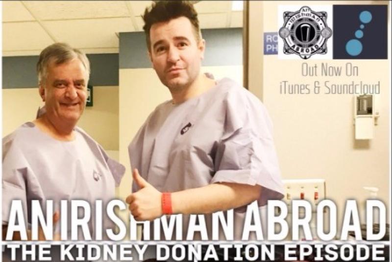 Kildare comedian talks to RTE's Claire Byrne about donating a kidney to his brother