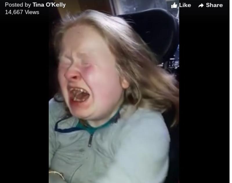WATCH: Naas mum posts heartbreaking video as daughter waits for scoliosis surgery