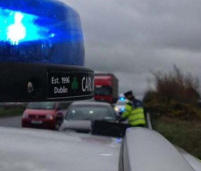 Car seized during Kildare garda checkpoints today