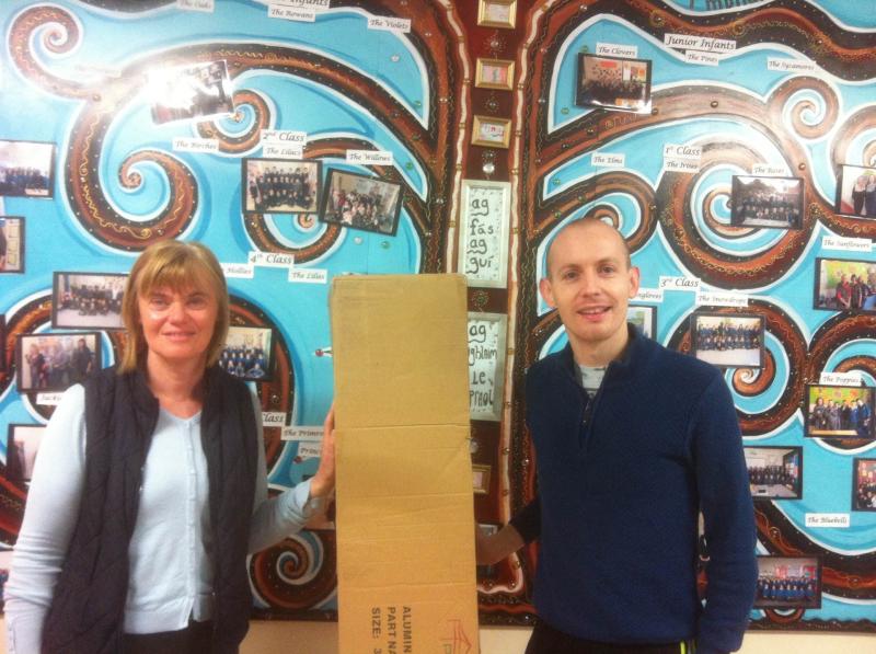 Newbridge school supports local homeless charity