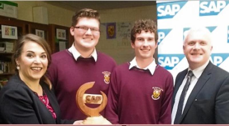 Prosperous school strengthens links with SAP Ireland