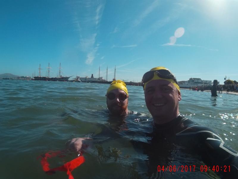 Kildare men conquer shark-infested waters for successful Alcatraz swim