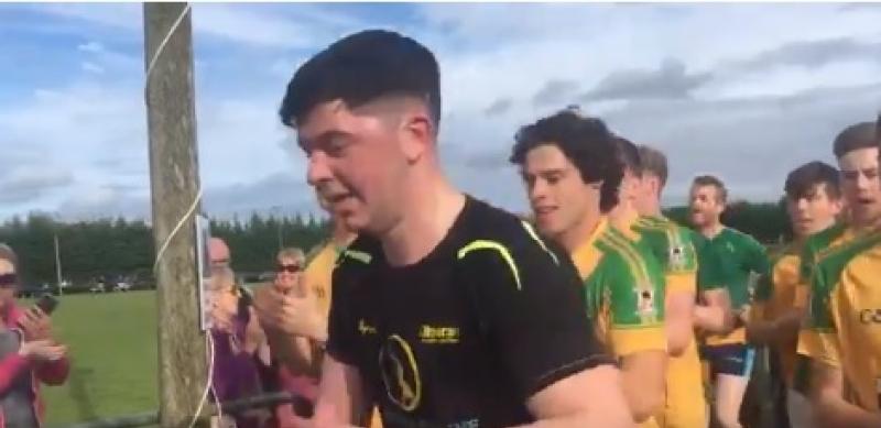 WATCH: Courageous GAA star Adam Burke crosses the line at Two Mile House after fundraising run