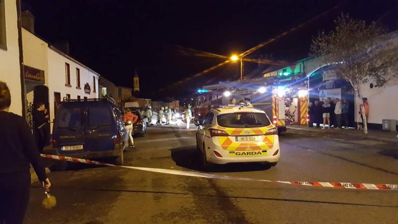 The scene captured by Rathangan Community Alert Body