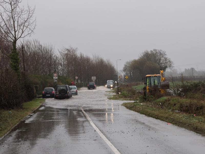 UPDATED: Find out which Kildare roads are affected by flooding  today
