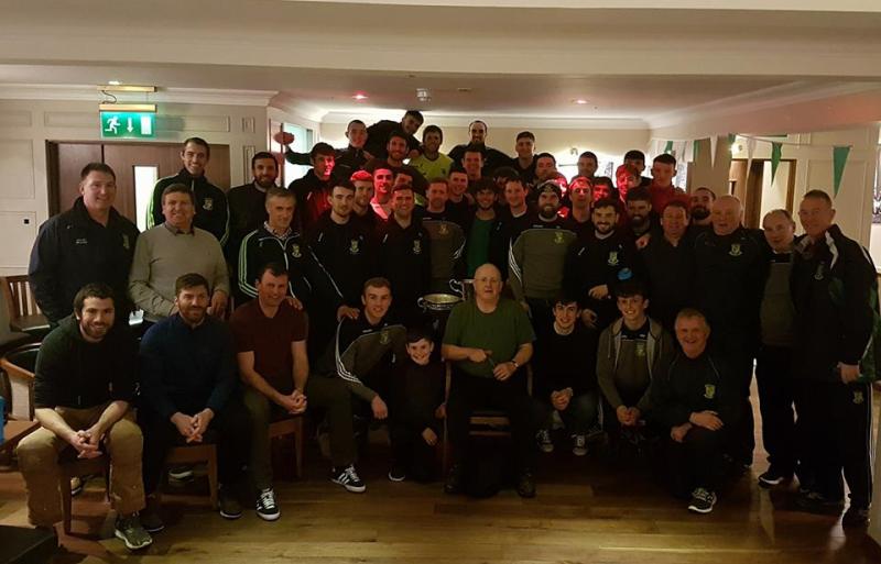 Christy Moore pays a visit to Moorefield to cheer on the Kildare club 