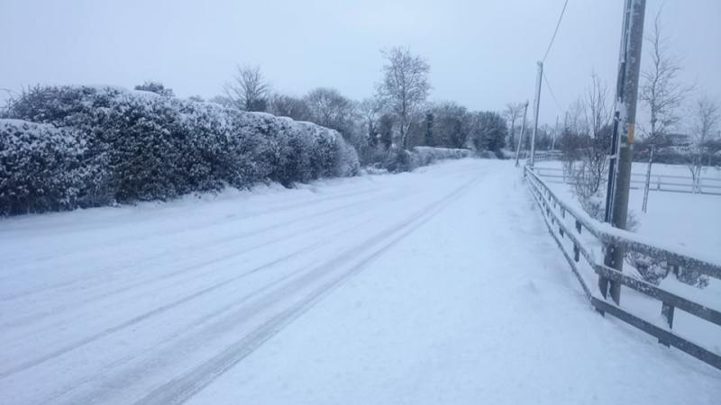 Gardai urging caution on Kildare roads today