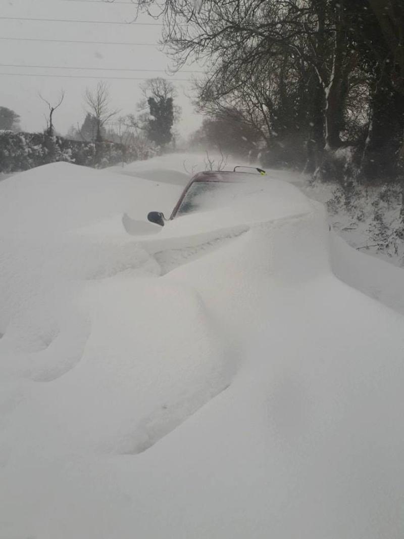 LATEST - Met Eireann extend SEVERE red weather warning in Kildare until tomorrow morning
