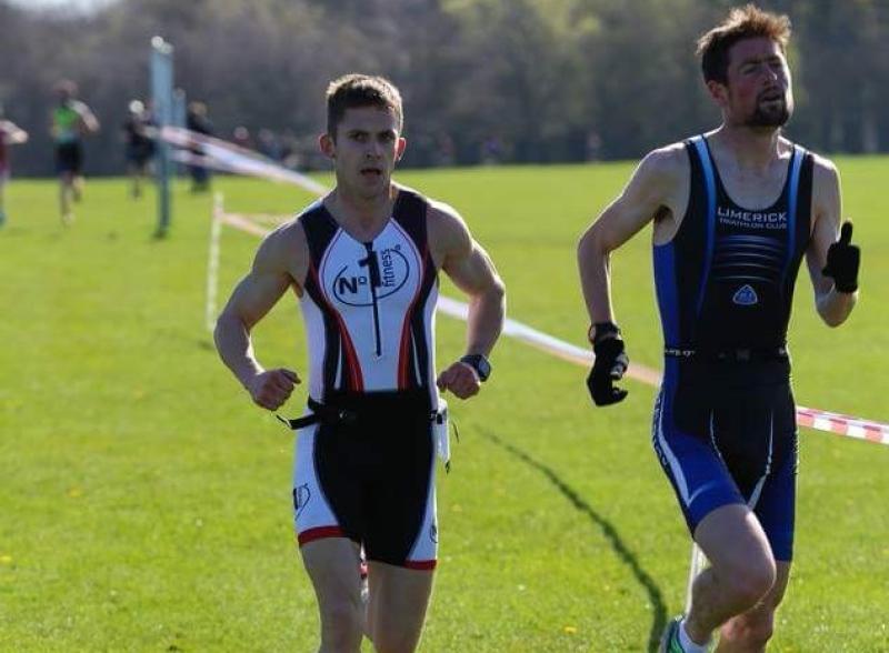Newbridge's Conor Tiernan  came third in national duathlon last weekend