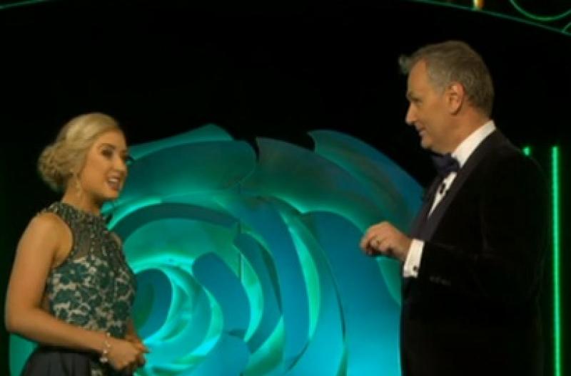 WATCH: Kildare Rose Grainne Carr on the stage at the Rose of Tralee last night