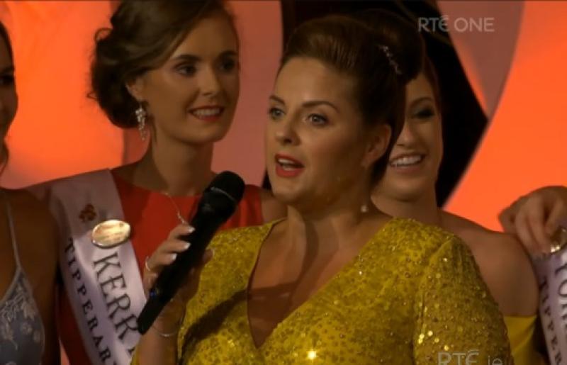 WATCH: Kildare soprano Celine Byrne sings to newly crowned Rose of Tralee 