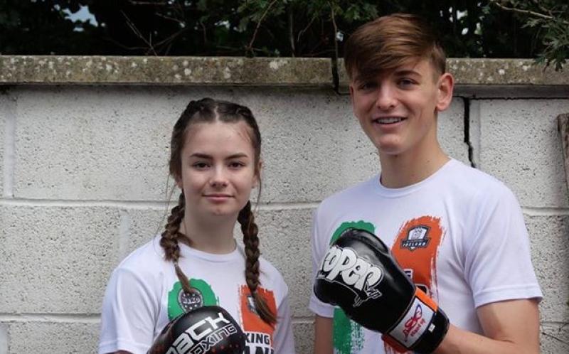 Young Kildare and Offaly kickboxers, Conor McGlinchey and Naoise Colvin aiming for world titles