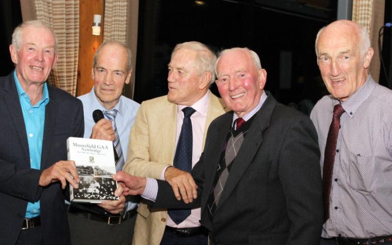 Surprise birthday for former Newbridge Patrician's teacher and Moorefield player, Hugh Byrne