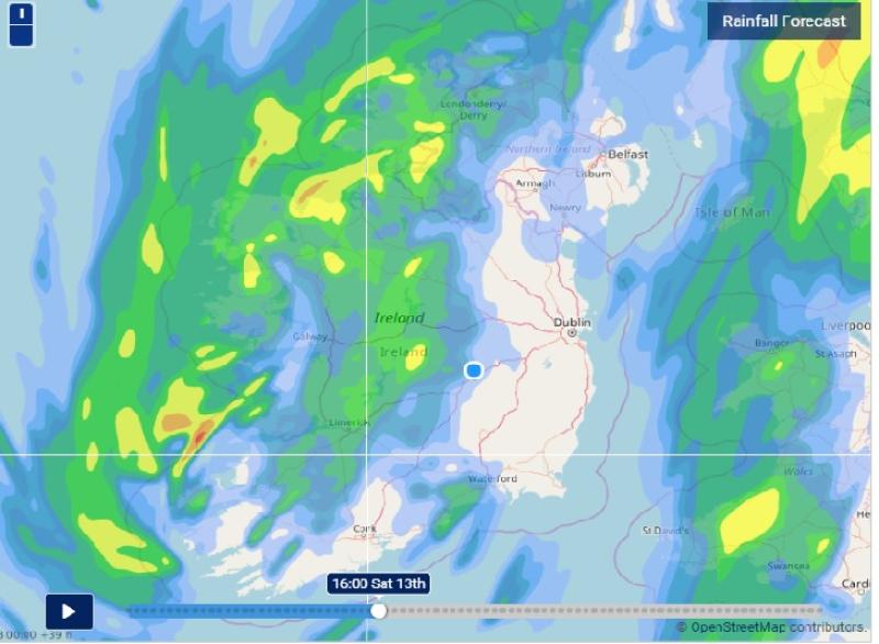storm callum weather met éireann