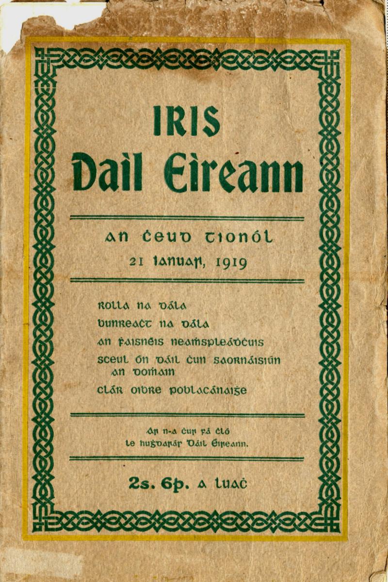 Commemoration of the meeting of the first&nbsp;D&aacute;il to take place in Kildare