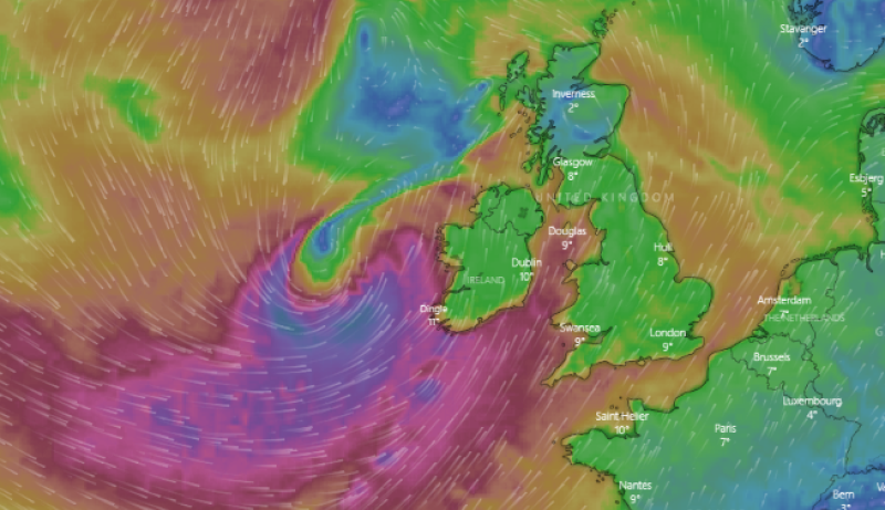 Met Éireann officially names Storm Erik and issues Status Orange warning