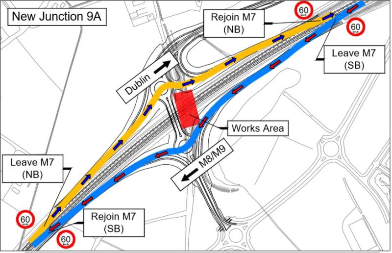 Kildare traffic delays as M7 motorway to get new bridge