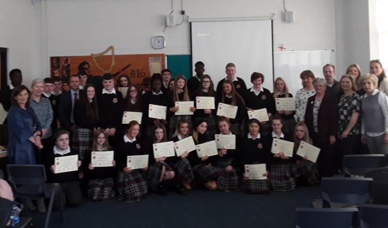 Kildare Town Community School celebrate partnership with Kildare Village