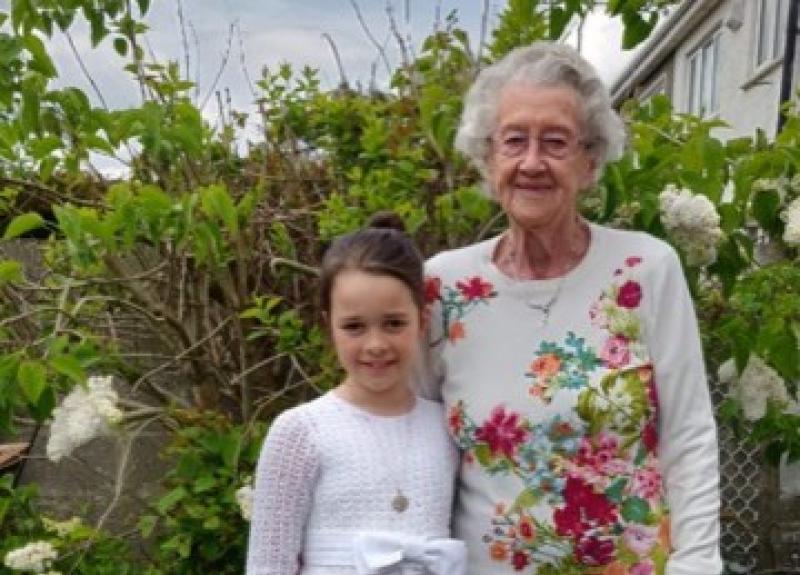 Kildare girl wears unique communion dress handcrafted by great grandmother almost 60 years ago