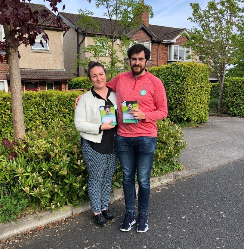 On the Local Election Canvass: Conor McHugh tags along with Green Party's Eoin Hallissey
