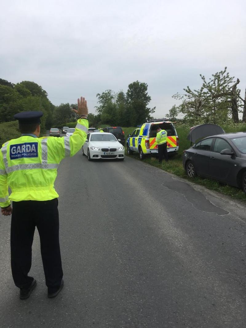 UPDATE: Drug driver among total of five people arrested during massive garda operation in Newbridge