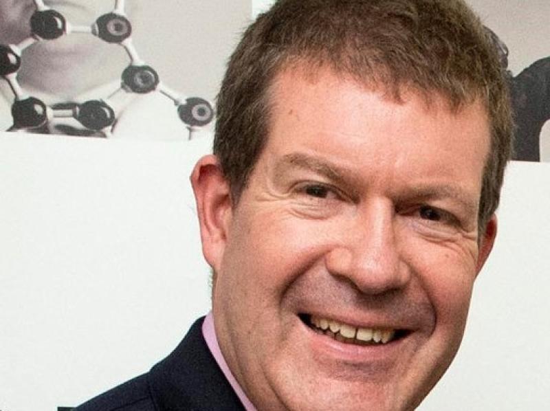 Kildare man helps raise awareness of blood disorder at Whitewater information stand today