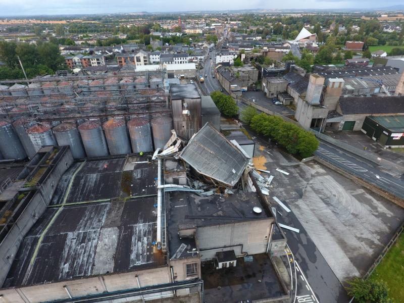 LATEST: Concern after building collapses at long-established Athy plant 